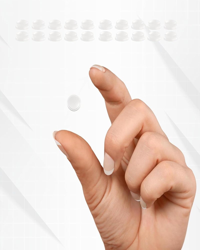 Technogel Protector, Transparent Peel-and-Stick Surface Protectors, High- Durable, Shock Absorbing, Reusable, Noise Damping, Door Bumpers (Medium) - Image 1